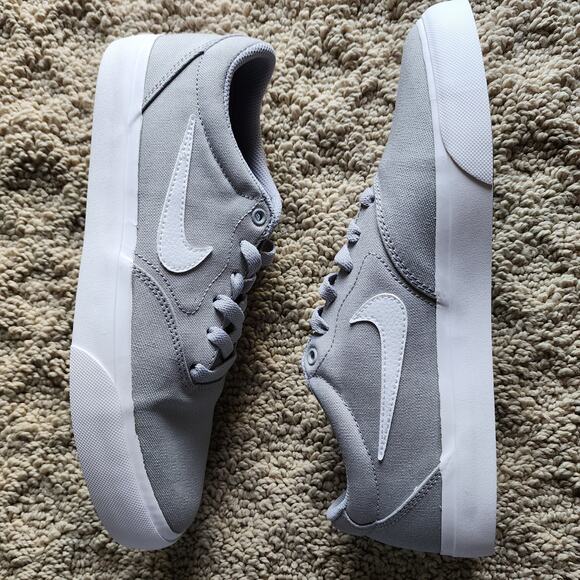 Nike Charge Solarsoft SB Wolf Grey White Brand New Sz 9 - Picture 1 of 10